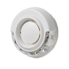 Fds227 Ww Voice Sounder Beacon In White Housing With White Led